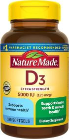 Nature Made Extra Strength Vitamin D3 5000 IU